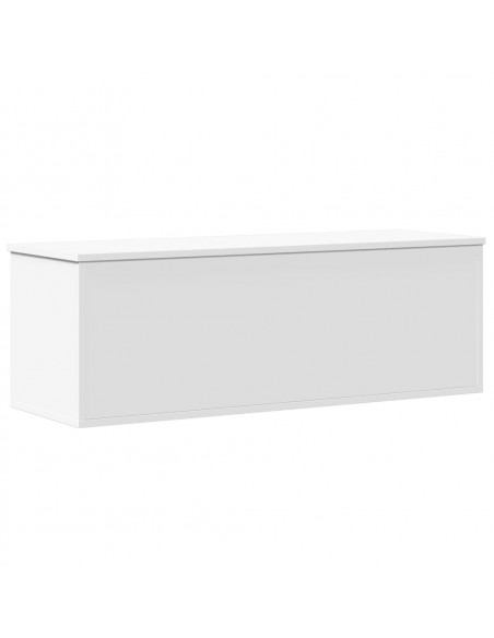 Contenitore Portaoggetti Bianco 102x35x35 cm in Truciolato