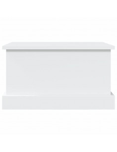 Contenitore Portaoggetti Bianco 50x30x28 cm Legno Multistrato