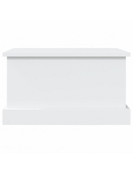 Contenitore Portaoggetti Bianco 50x30x28 cm Legno Multistrato