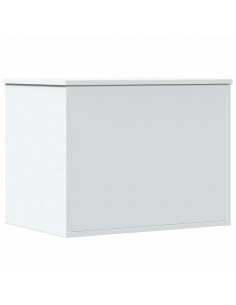Contenitore Portaoggetti Bianco 60x42x46 cm Legno Multistrato
