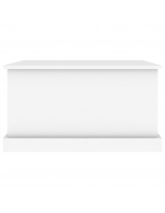 Contenitore Portaoggetti Bianco 70x40x38 cm Legno Multistrato