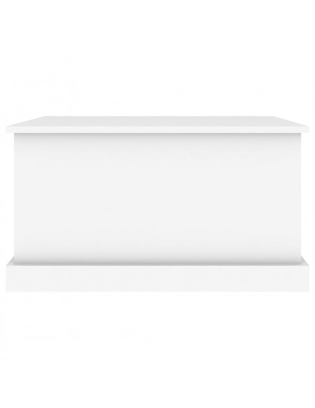 Contenitore Portaoggetti Bianco 70x40x38 cm Legno Multistrato