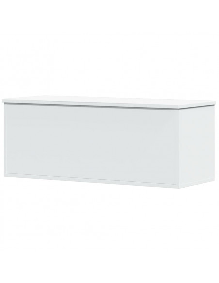 Contenitore Portaoggetti Bianco 90x35x35 cm in Truciolato