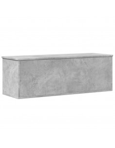 Contenitore Portaoggetti Grigio Cemento 102x35x35cm Truciolato