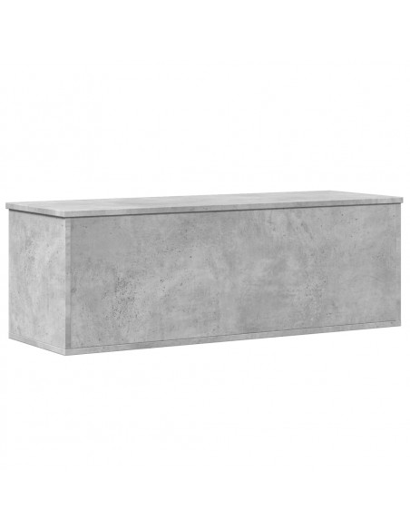 Contenitore Portaoggetti Grigio Cemento 102x35x35cm Truciolato