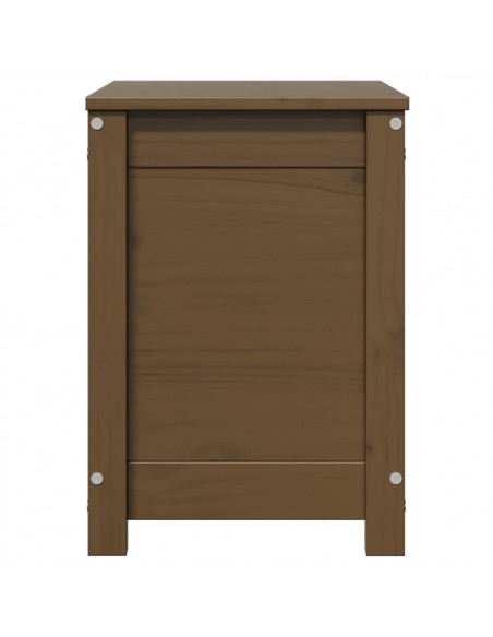 Contenitore Portaoggetti Miele 60x32x45,5cm Legno Massello Pino