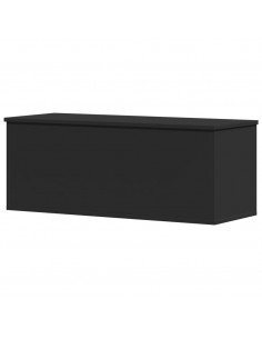 Contenitore Portaoggetti Nero 90x35x35 cm in Truciolato