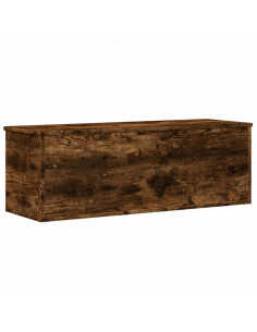 Contenitore Portaoggetti Rovere Fumo 102x35x35 cm in Truciolato