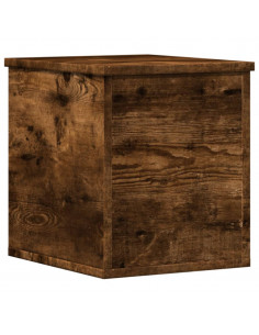Contenitore Portaoggetti Rovere Fumo 30x35x35 cm in Truciolato