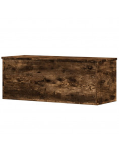 Contenitore Portaoggetti Rovere Fumo 90x35x35 cm in Truciolato