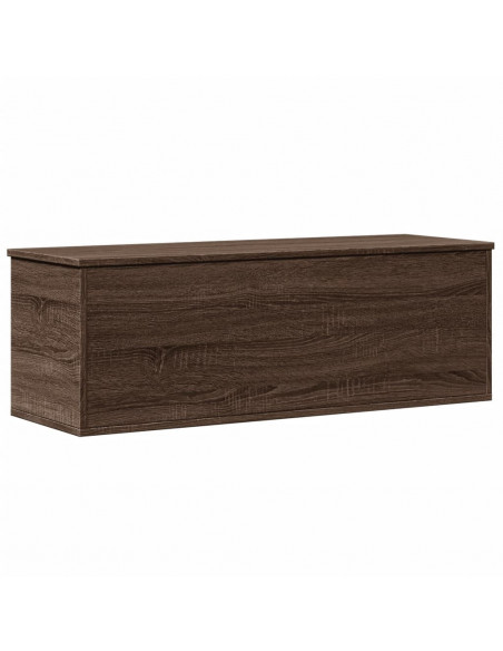 Contenitore Portaoggetti Rovere Marrone 102x35x35 cm Truciolato