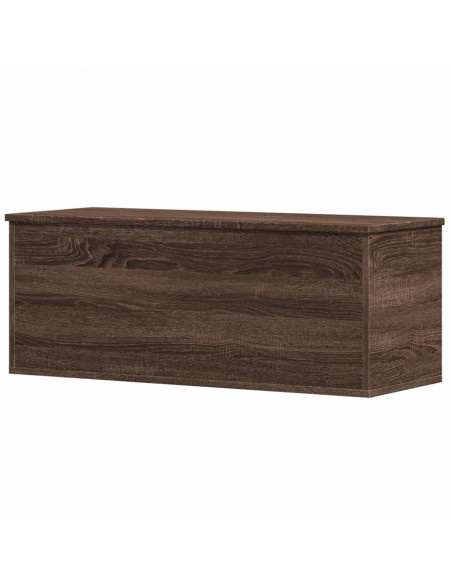 Contenitore Portaoggetti Rovere Marrone 90x35x35 cm Truciolato