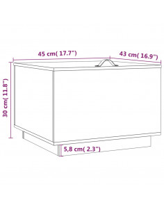 Contenitori con Coperchi 3 pz Bianchi in Legno Massello di Pino