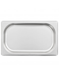 Contenitori Gastronorm 12 pz GN 1/4 20 mm in Acciaio Inox