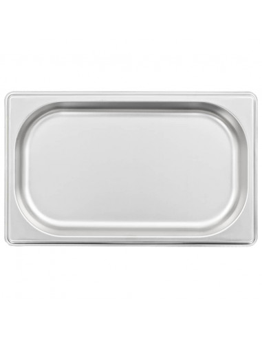 Contenitori Gastronorm 12 pz GN 1/4 20 mm in Acciaio Inox
