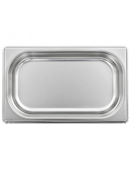 Contenitori Gastronorm 12 pz GN 1/4 40 mm in Acciaio Inox