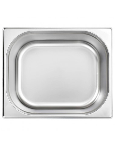 Contenitori Gastronorm 2 pz GN 1/2 200 mm in Acciaio Inox