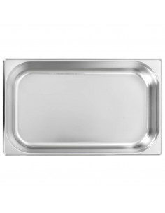 Contenitori Gastronorm 4 pz GN 1/1 100 mm in Acciaio Inox