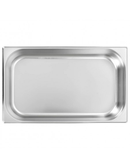 Contenitori Gastronorm 4 pz GN 1/1 100 mm in Acciaio Inox