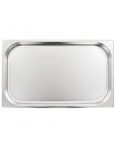 Contenitori Gastronorm 4 pz GN 1/1 40 mm in Acciaio Inox