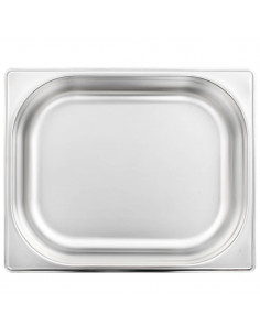 Contenitori Gastronorm 4 pz GN 1/2 65 mm in Acciaio Inox