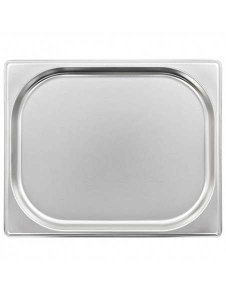 Contenitori Gastronorm 8 pz GN 1/2 20 mm in Acciaio Inox