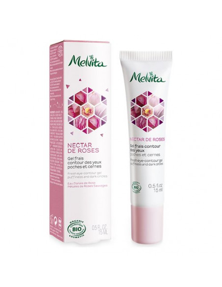 Contorno occhi Melvita Nectar de roses gel frais contour des yeux 15 m