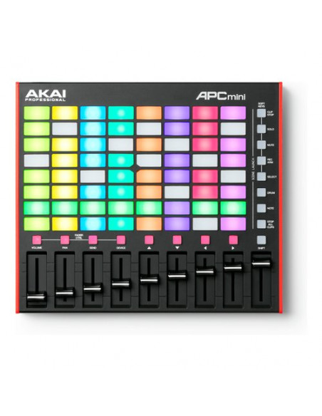 Controller disc jockey Akai APC Mini Mkii Black e Red Black e Red
