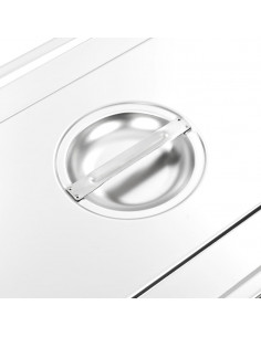 Coperchi per Contenitori Alimentari GN 1/1 2 pz in Acciaio Inox