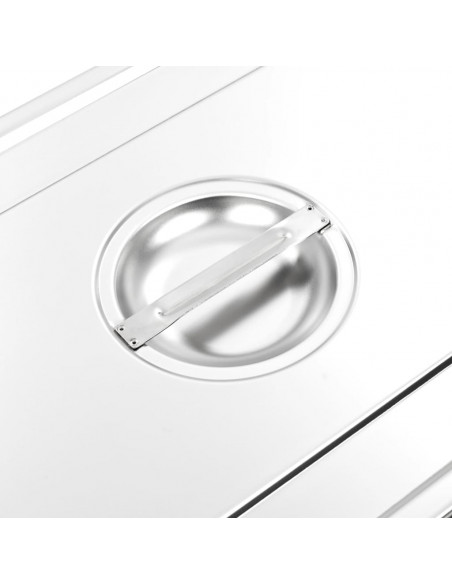 Coperchi per Contenitori Alimentari GN 1/1 2 pz in Acciaio Inox