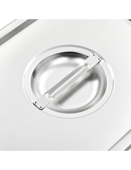 Coperchi per Teglie GN 1/2 2 pz in Acciaio Inox