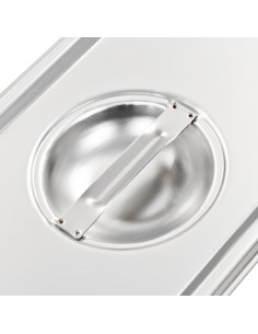 Coperchi per Teglie GN 1/4 4 pz in Acciaio Inox