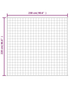 Coperta Ponderata Blu 220x230 cm 11 kg Tessuto
