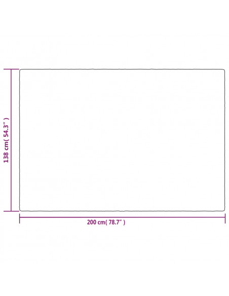 Coperta Ponderata con Copertura Grigia 138x200 cm 10 kg Tessuto