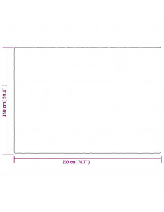 Coperta Ponderata con Copertura Grigia 150x200 cm 11 kg Tessuto