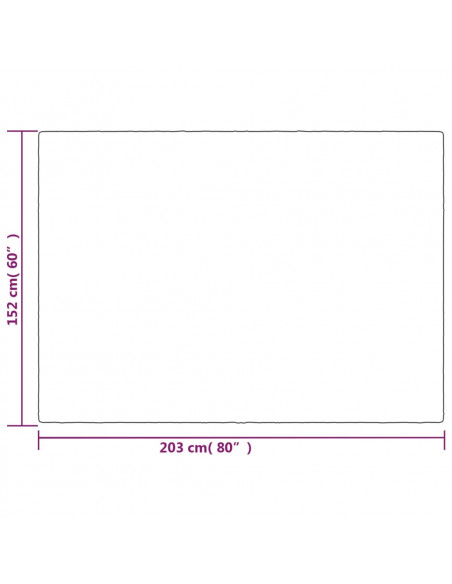 Coperta Ponderata con Copertura Grigia 152x203 cm 11 kg Tessuto