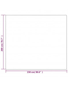 Coperta Ponderata con Copertura Grigia 200x230 cm 13 kg Tessuto