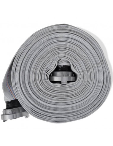 Tubo Antincendio Piatto 20 m con Giunti C-Storz 2 Pollici