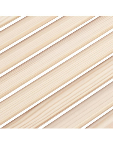 Ante con Design a Lamelle 4 pz 39,5x39,4 cm in Legno di Pino