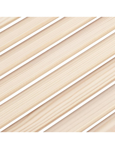 Ante con Design a Lamelle 4 pz 39,5x39,4 cm in Legno di Pino
