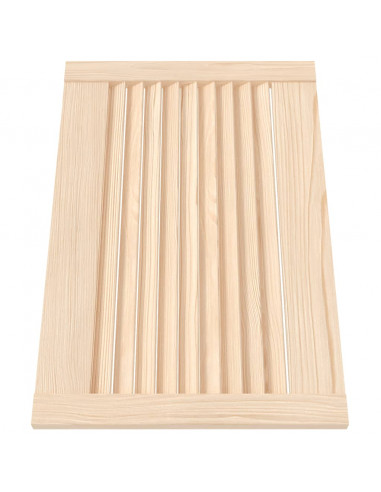 Anta con Design a Lamelle 39,5x59,4 cm in Legno di Pino