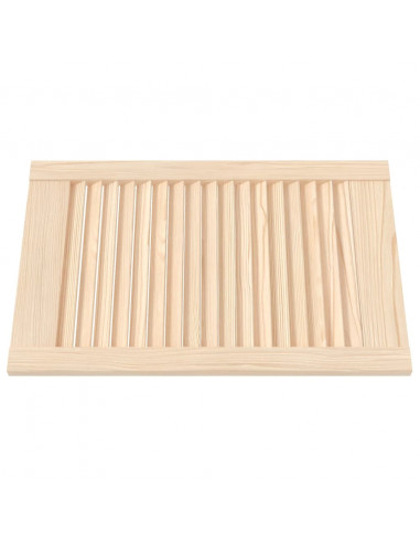Ante con Design a Lamelle 2 pz 61,5x39,4 cm in Legno di Pino
