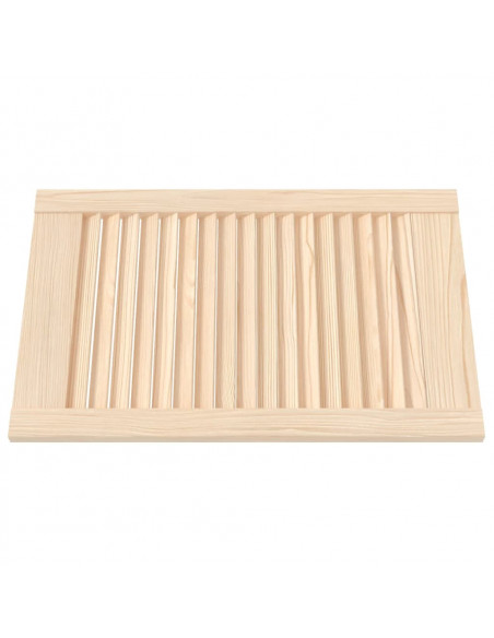 Ante con Design a Lamelle 2 pz 61,5x39,4 cm in Legno di Pino