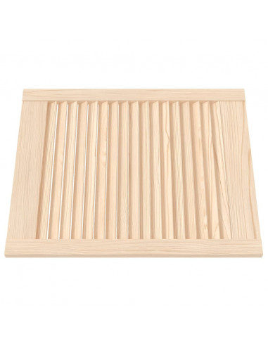Ante con Design a Lamelle 2 pz 61,5x49,4 cm in Legno di Pino