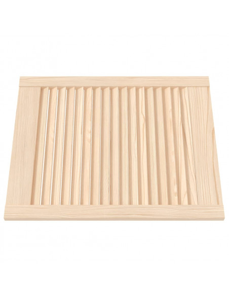 Ante con Design a Lamelle 2 pz 61,5x49,4 cm in Legno di Pino