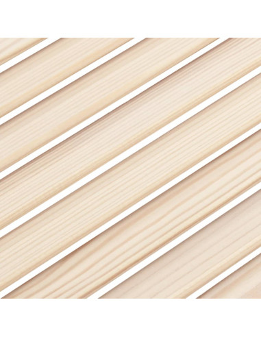 Ante con Design a Lamelle 2 pz 61,5x49,4 cm in Legno di Pino