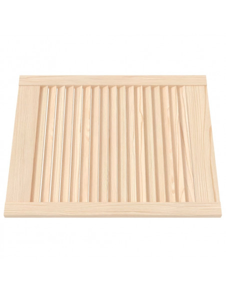 Ante con Design a Lamelle 4 pz 61,5x49,4 cm in Legno di Pino