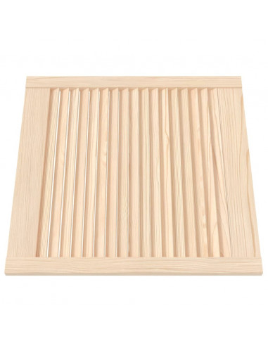 Ante con Design a Lamelle 2 pz 61,5x59,4 cm in Legno di Pino