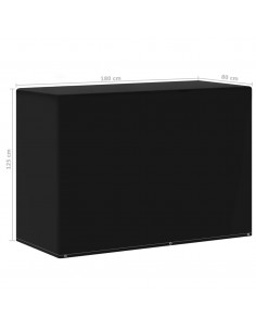 Copertura da Giardino con 6 Occhielli per Griglia 180x80x125 cm