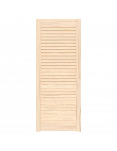 Anta con Design a Lamelle 99,3x39,4 cm in Legno di Pino